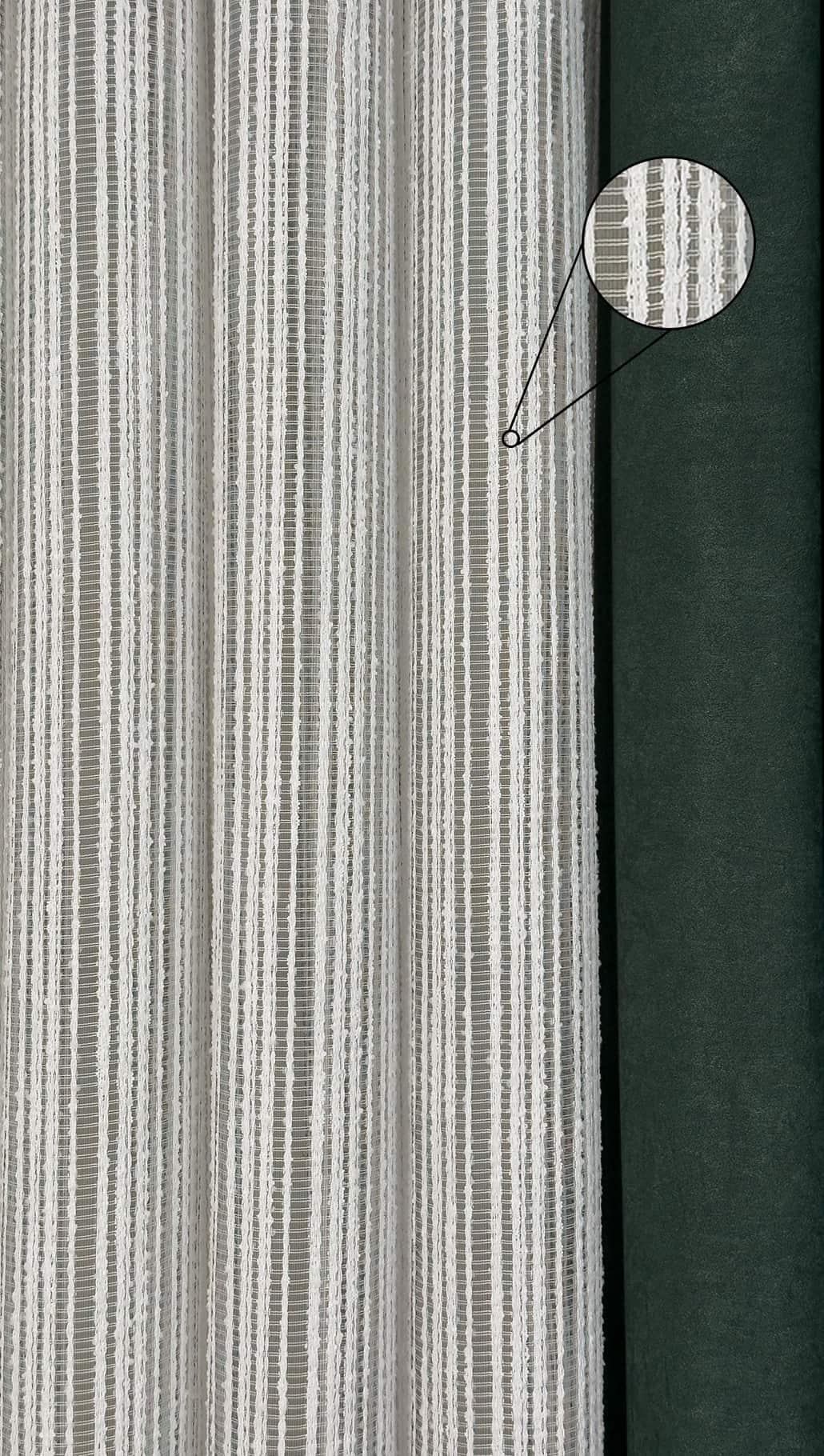 8107-001 پرده تدی قلاب بافی کد 8107 - Image 1